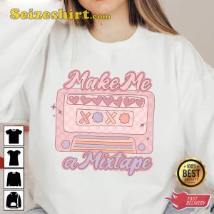 Make Me A Mix Tape Valentines Trendy Vintage Unisex T-Shirt