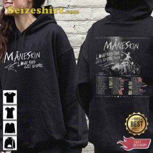 Maneskin Loud Kids On Tour shirt