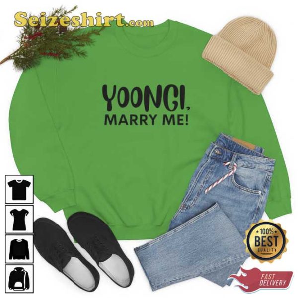 Marry Me Yoongi Meme Sweatshirt