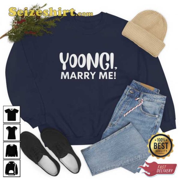 Marry Me Yoongi Meme Sweatshirt