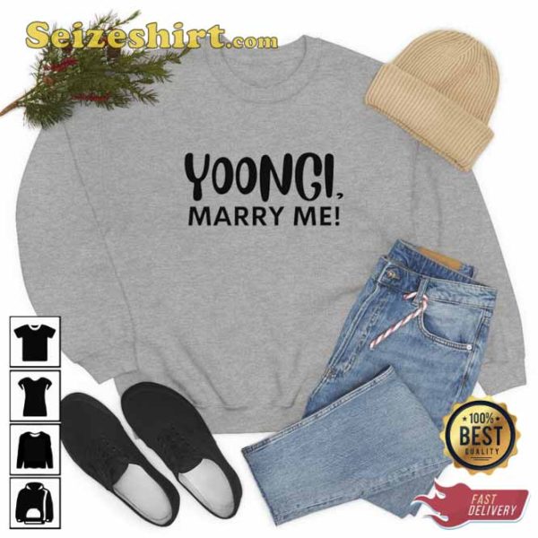 Marry Me Yoongi Meme Sweatshirt