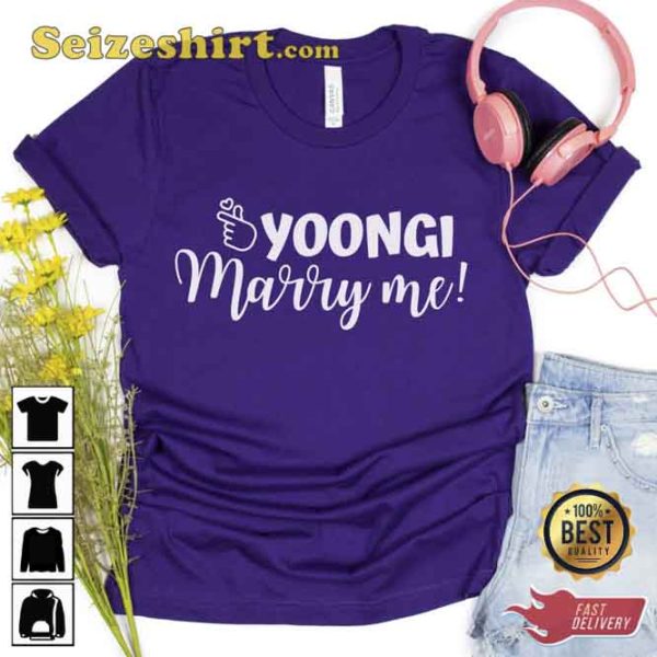 Marry Me Yoongi Unisex T-Shirt