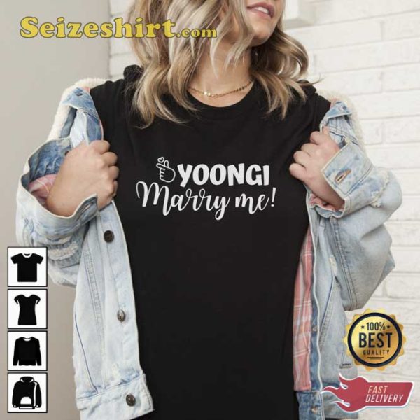 Marry Me Yoongi Unisex T-Shirt