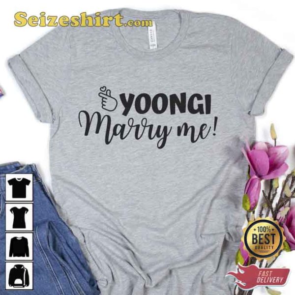 Marry Me Yoongi Unisex T-Shirt