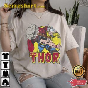 Marvel Mighty Thor Hammer Throw T-Shirt