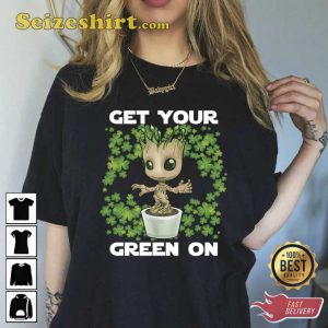 Marvel St Patrick’s Day Get Your Groot On T-Shirt
