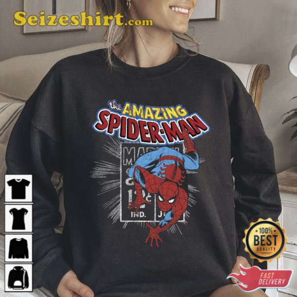 Marvel The Amazing Spider Man Vintage Comic T-Shirt