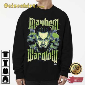 Mayhem Wardlow With Skull T-shirt