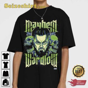 Mayhem Wardlow With Skull T-shirt