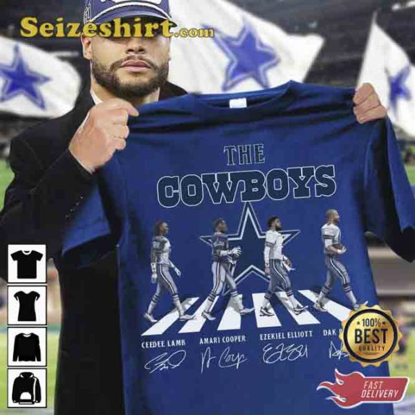 Michael Irvin Emmitt Smith Daryl Johnston Troy Aikman The Cowboys T-Shirt