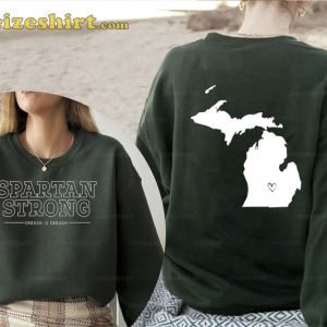 Michigan State Spartan Strong 2 Side Sweatshirt