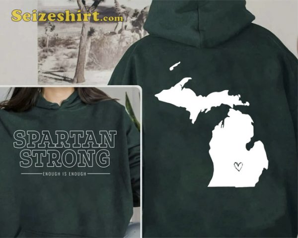 Michigan State Spartan Strong 2 Side Sweatshirt