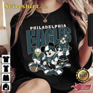 Super Bowl Mickey Team Philadelphia Football Fan Champion 2023 T-shirt