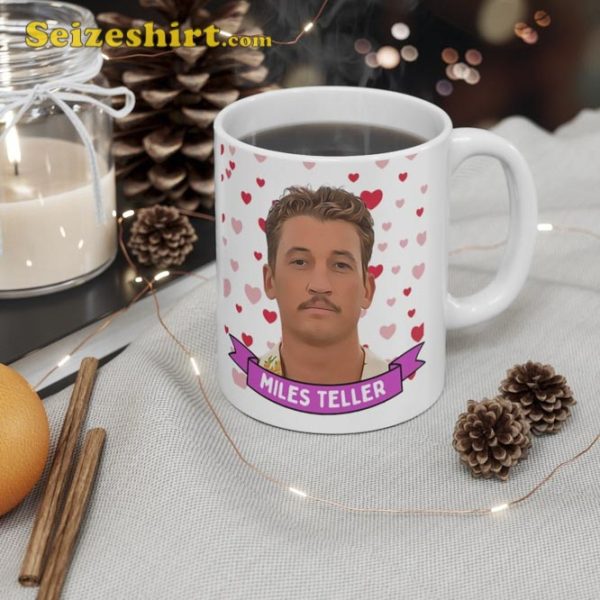 Miles Teller Cute Mug Gift Cool Handsome Miles Teller Mug
