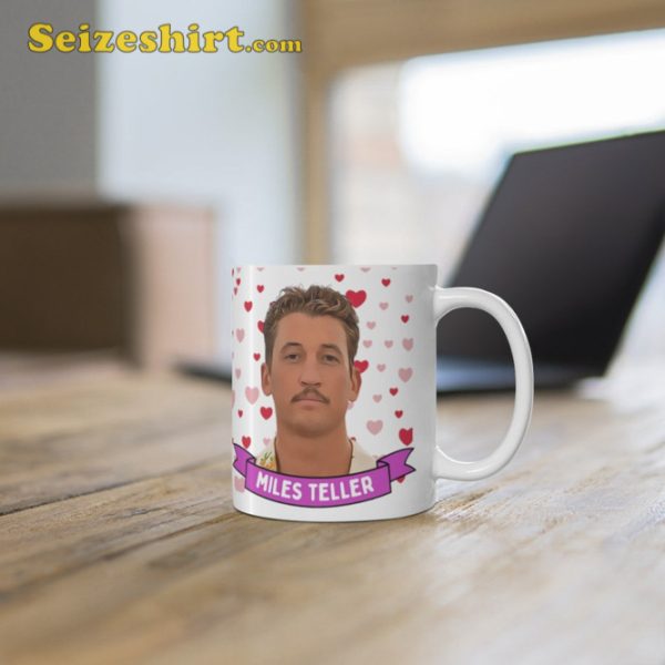 Miles Teller Cute Mug Gift Cool Handsome Miles Teller Mug