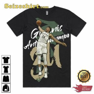 Giannis Antetokounmpo Milwaukee Bucks 34 Unisex Tee Shirt