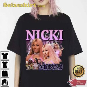 Nicki Minaj Bootleg Retro Shirt For Fan Tee