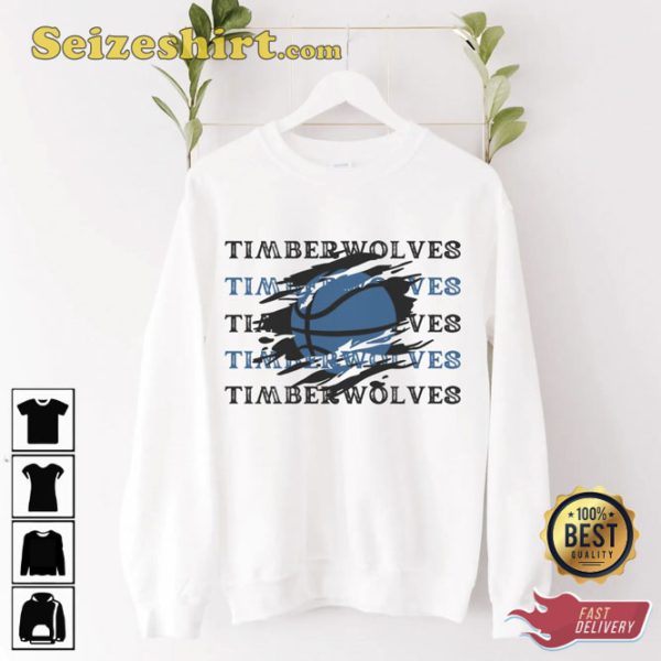 Minnesota Timberwolves Basketball Unisex Tee Shirt