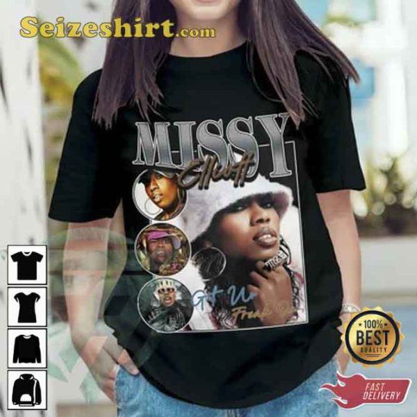 Missy Elliot Rapper Singer Superstar Hip-Hop R&B Quarantine Tee