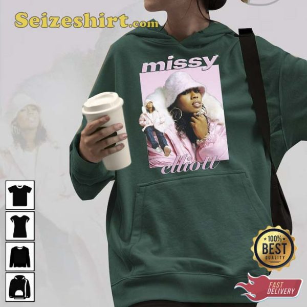 Missy Elliot Retro 90s Vingtage T-shirt