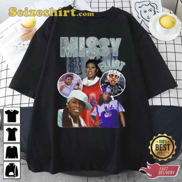 Missy Elliot Vintage 90s Unisex Tee Shirt