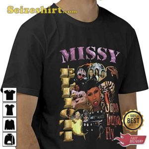 Missy Elliott Comic Book Rap Graphic Tee