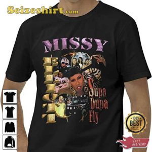Missy Elliott Comic Book Rap Graphic Tee