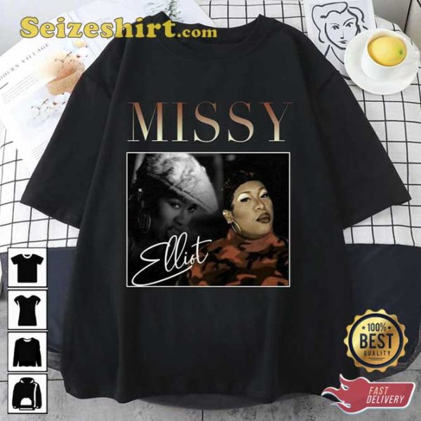 Missy Elliott Rapper Vintage T-Shirt For Fan