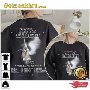 Nessa Barrett Young Forever Tour 2023 2 Sided Shirt