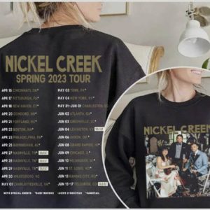 Nickel Creek Band Spring Tour 2023 Shirt