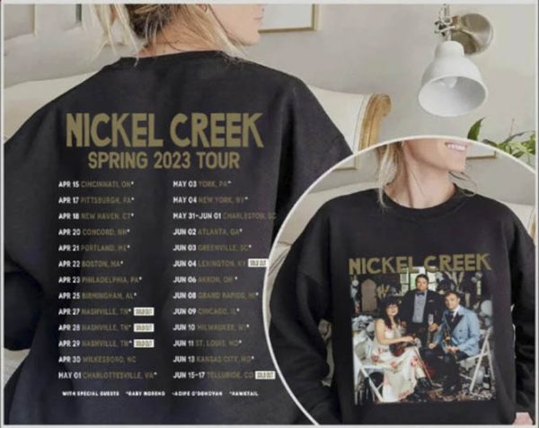 Nickel Creek Band Spring Tour 2023 Shirt