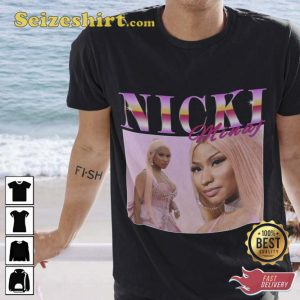 Nicki Minaj Hip Hop 90s Vintage Clothing T-shirt