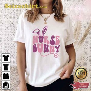 Nurse Bunny Easter Trending T-Shirt