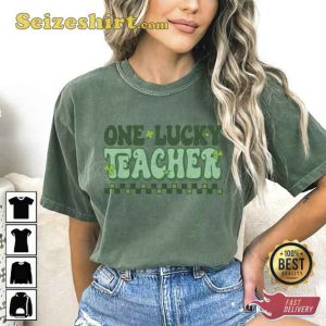 One Lucky Teacher St Patricks Day Shirt