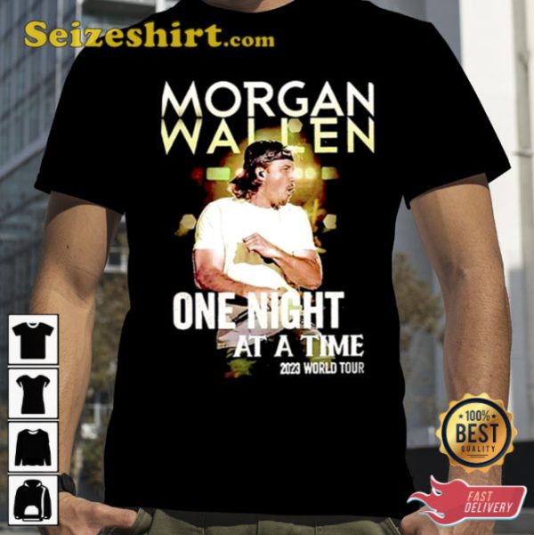 One Night At A Time 2023 World Tour Tee Shirt