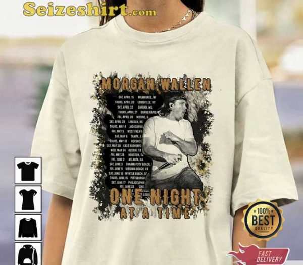 One Night At A Time M-organ Wallen World Tour 2023 Sweatshirt
