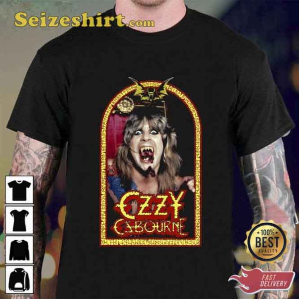 Ozzy Osbourne Speak Of Funny Graphic T-Shirt