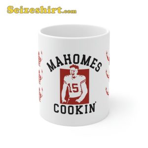 Patrick Mahomes Cookin Kansas City Chiefs Mug
