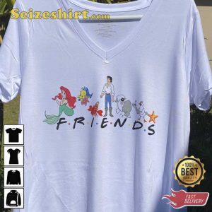 Personalized Ariel and Friends The Little Mermaid T-Shirt