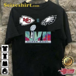 Philadelphia Eagles vs Kansas City Chiefs Super Bowl LVII Football Tee Shirt