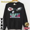Philadelphia Eagles vs Kansas City Chiefs Super Bowl LVII Football Tee Shirt
