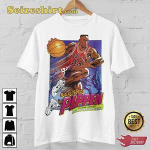 Pippen Basketball 3-Peat Bulls Inspired Graphic Tee
