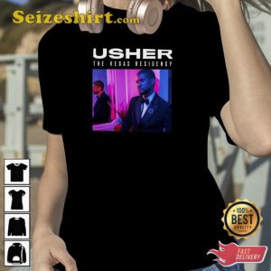 Poster Yasher The Vegas Residency Tour 2023 Usher TShirts