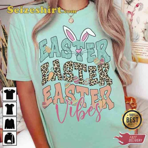 Rabbit Lover Easter Vibes T-shirt
