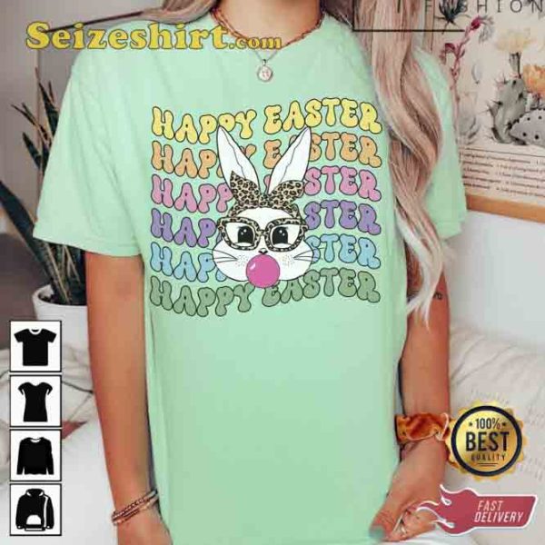 Rabbit Lover Happy Easter T-shirt