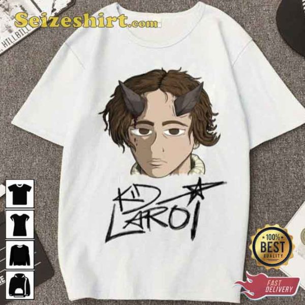 Rapper Horns The Kid Laroi Tee Shirt