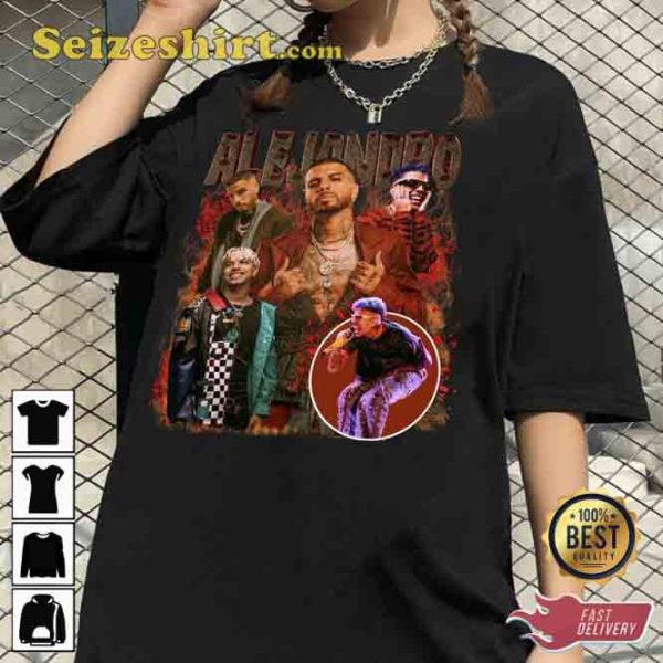 Rauw Alejandro Music Vingtage Retro Shirt