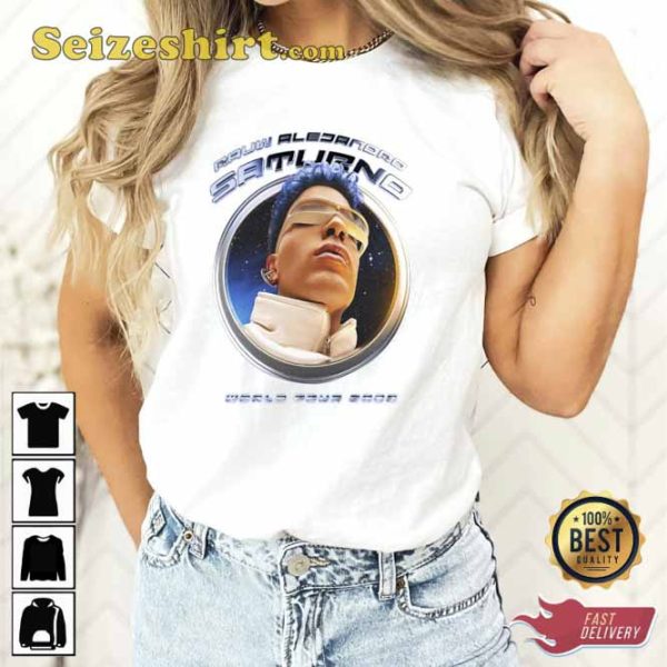 Rauw Alejandro Saturno 2023 World Tour Fan Shirt