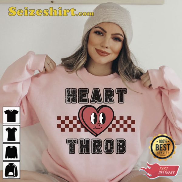 Retro Heart Throb Candy Heart Valentine Shirt