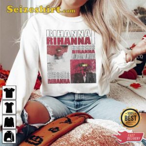 Rihanna Shirt Hip Hop 90s Gifts Fan Unisex T-Shirt